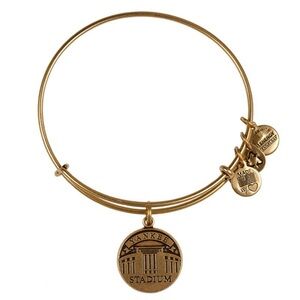 Alex and Ani Yankee Stadium Expandable Adjustable Gold-Tone Bangle Bracelet
